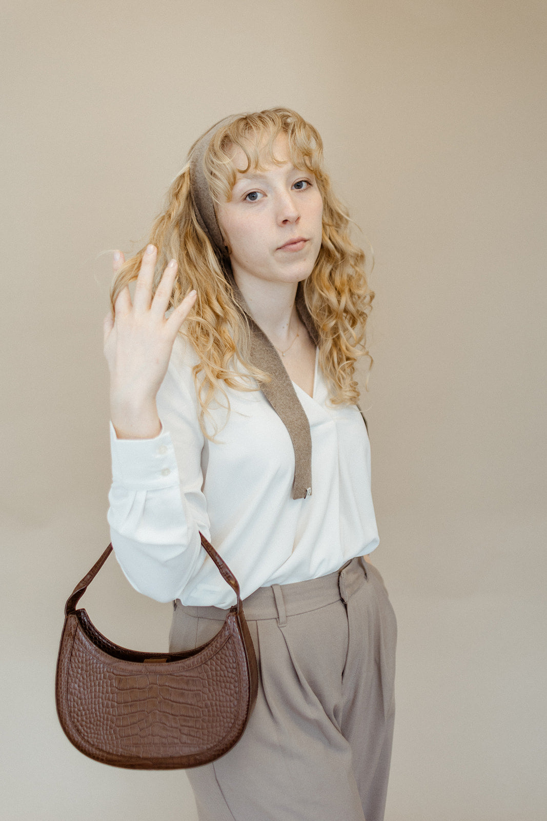 Velo Cashmere Thin Scarf/Tie/Belt