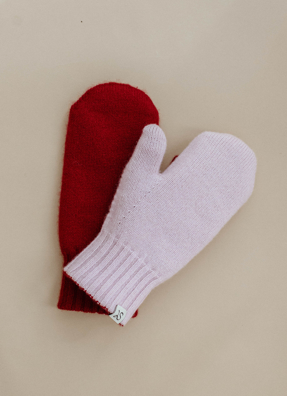 Cashmere Reversible Mittens