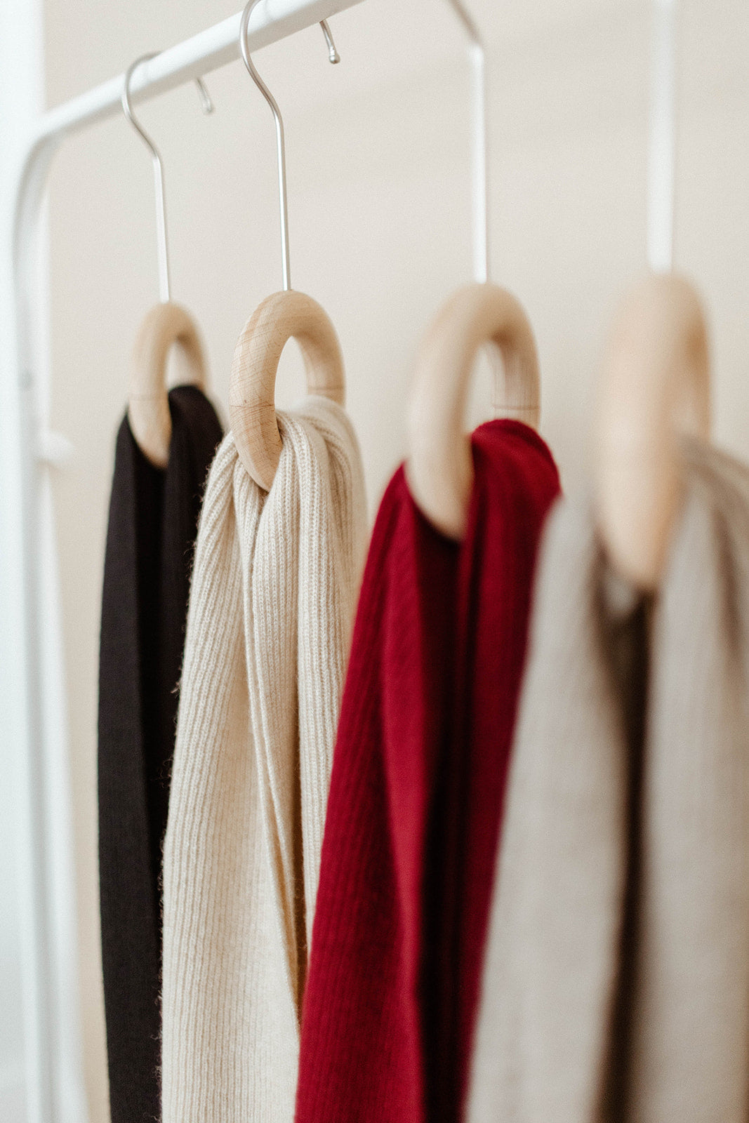 Cashmere Ribbed Scarf