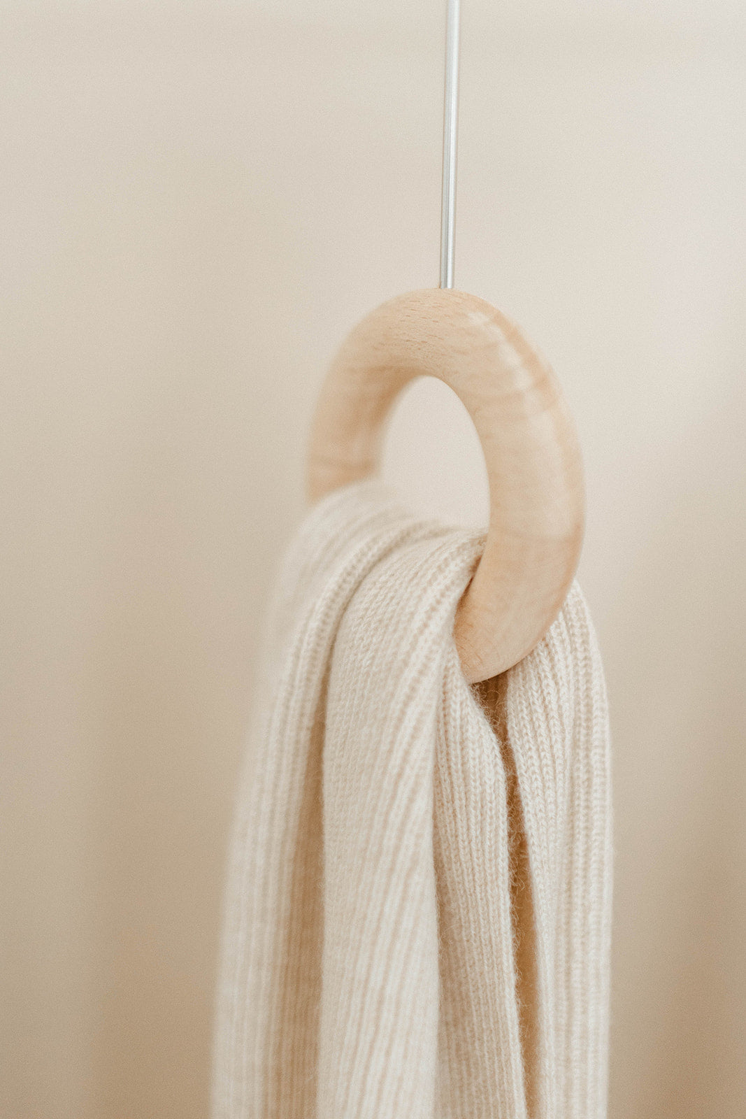 Cashmere Ribbed Scarf