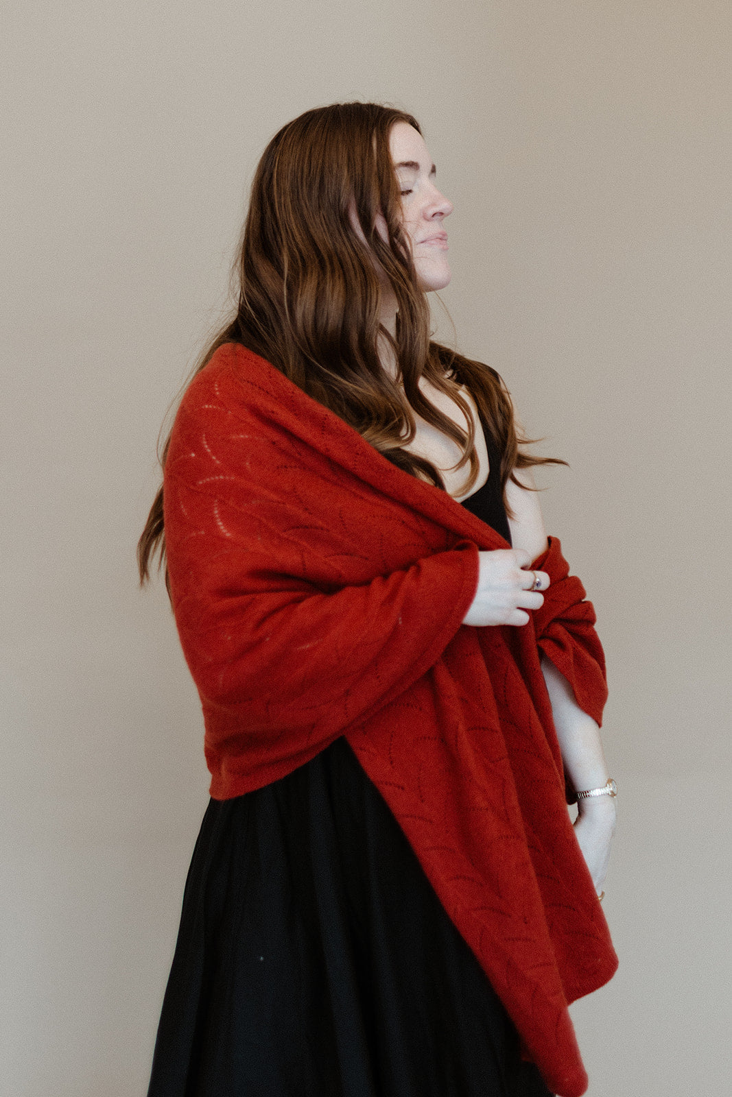 Lattice Cashmere Wrap