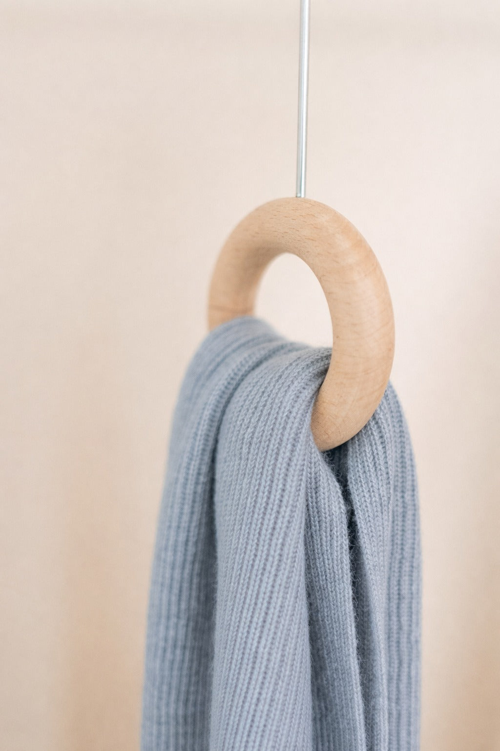 Cashmere Ribbed Scarf